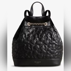 Ted Baker Ayssan Leather Magnolia Quilted Backpack